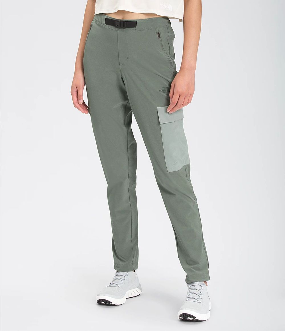 The North Face Bridgeway Hosen Damen - Grün CH-771BNRY